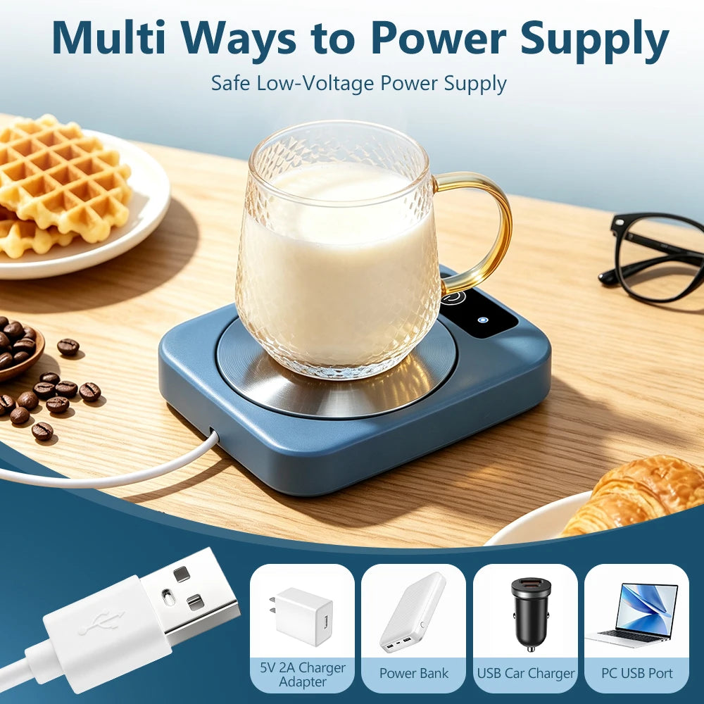 Electric Mug Warmer Coffee Cup Heater Warming Mat - 11
