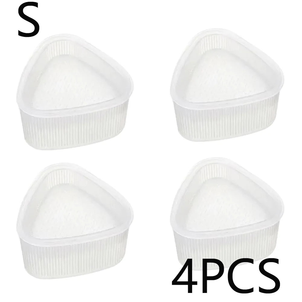 2pc Triangle Sushi Onigiri Mold Set Rice Ball Press Maker Bento Tool - 18