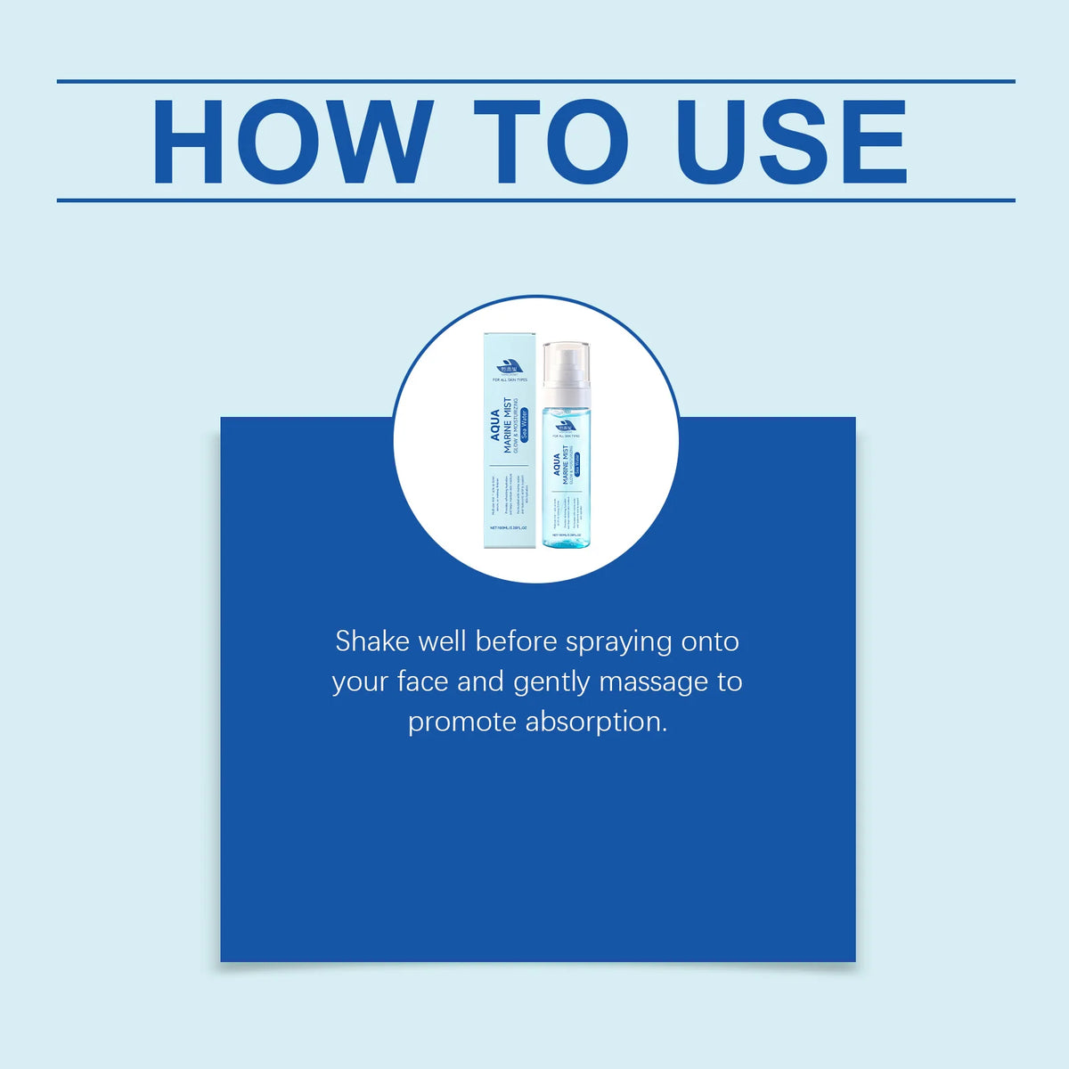Sea Water Hyaluronic Acid Hydrating Glow Spray & Toner