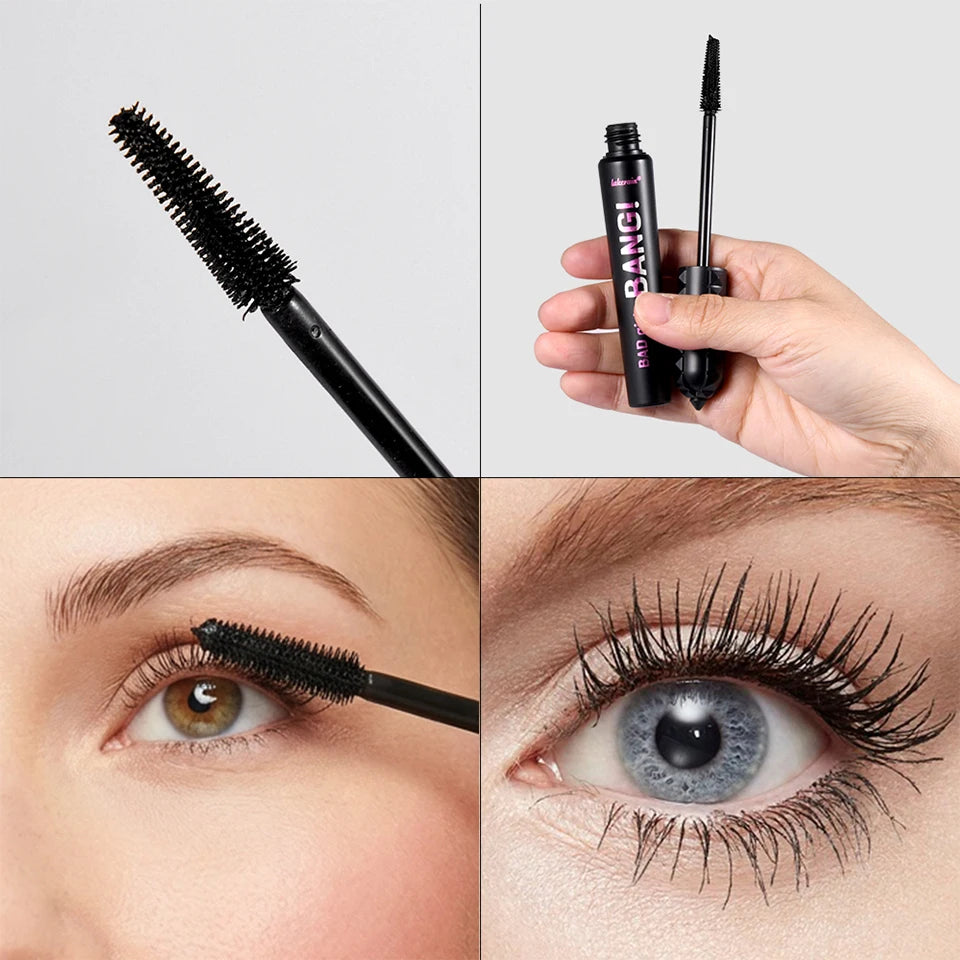 Black Volumizing Mascara Waterproof Lengthening Eyelash Extension