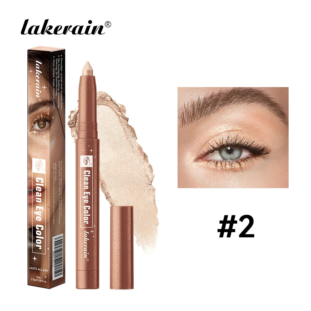 Smudge Proof Eyeshadow Stick Long Lasting Shimmer Matte Pencil Crayon - 21