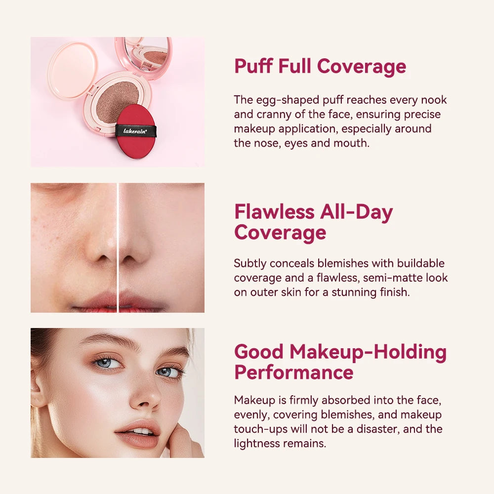 Lakerain Cushion Foundation Korean Makeup Base CC Cream - 4