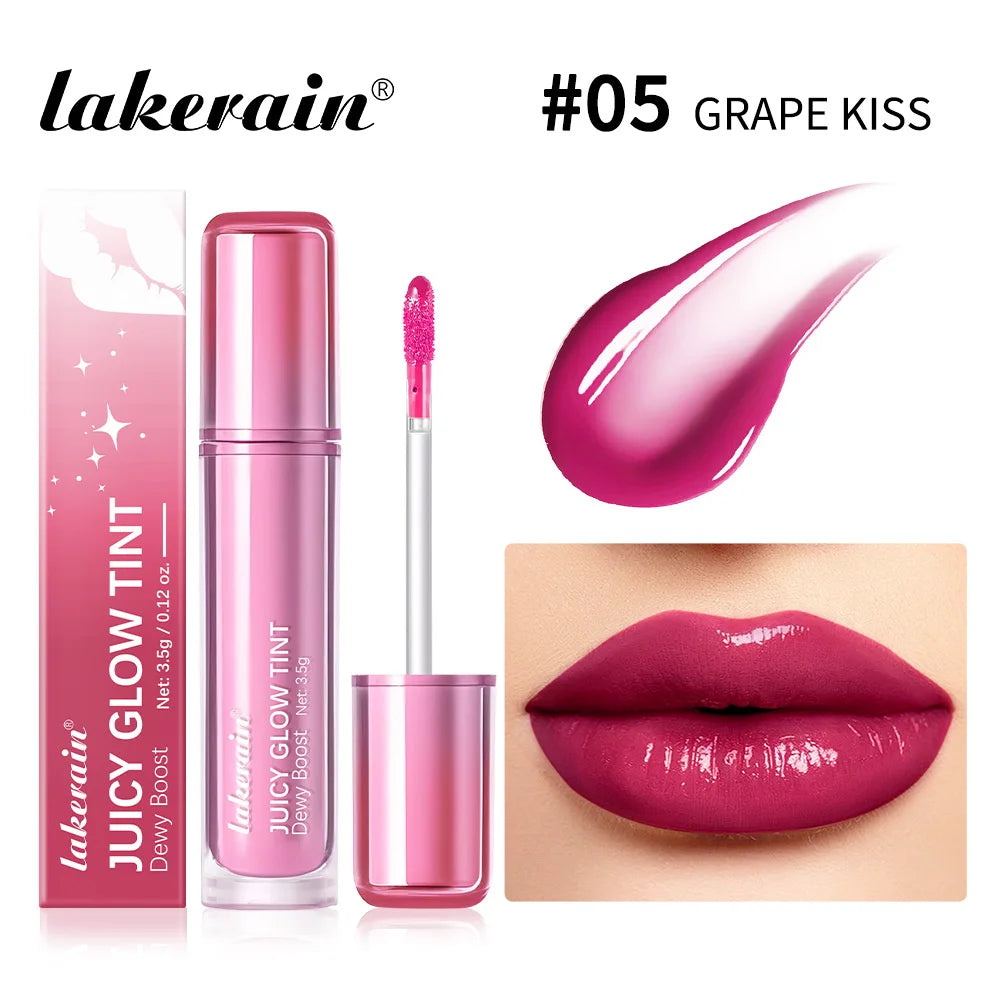 Lakerain Mirror Lip Glow Tint Juicy Gloss Lip Stain