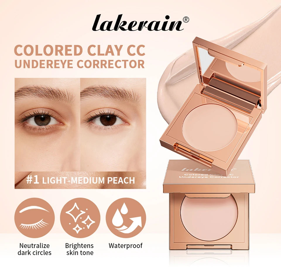 Cream Clay Under Eye Corrector Dark Circle Concealer Makeup - 7
