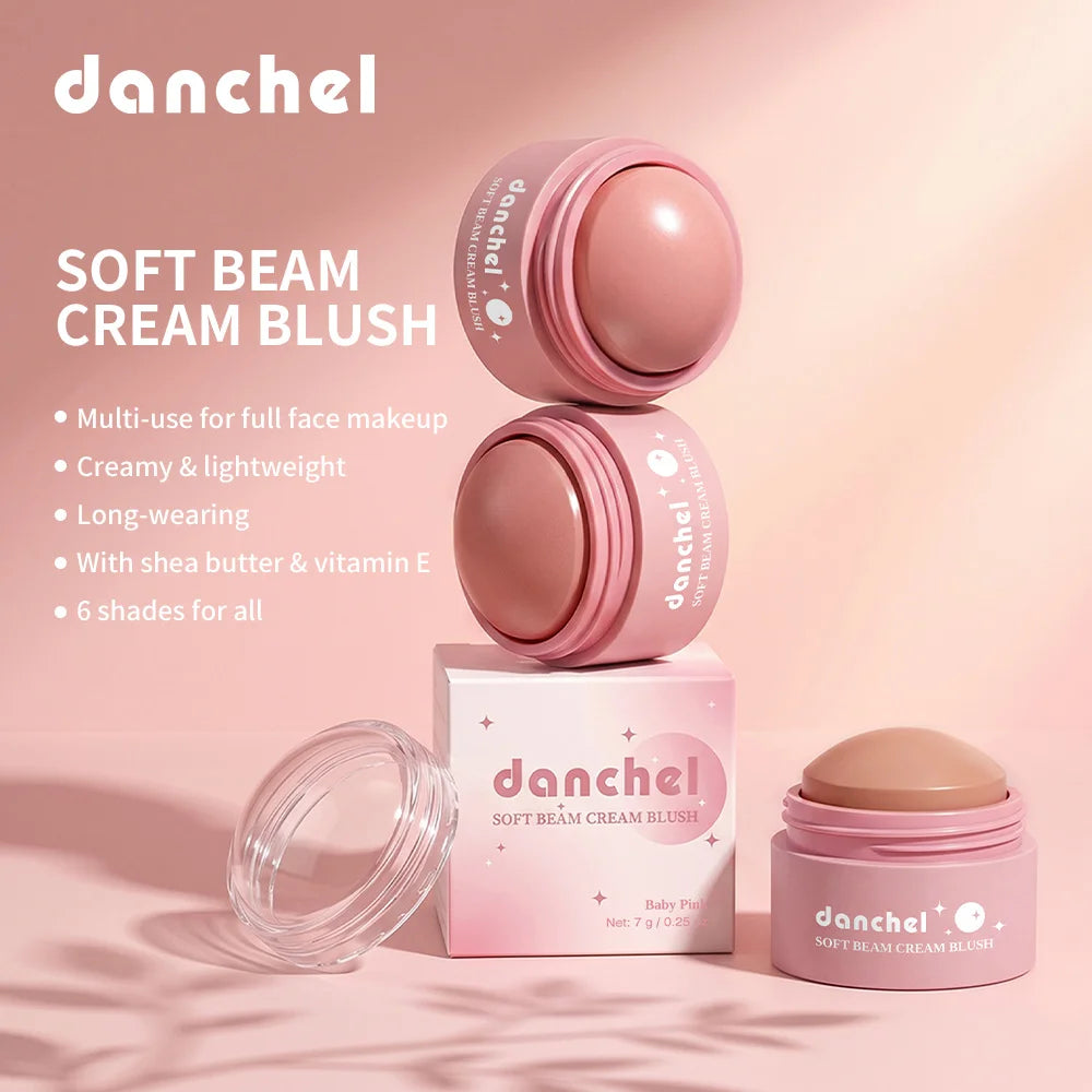 Soft Cream Blush Makeup Smooth Multi-Use Blushes - 4