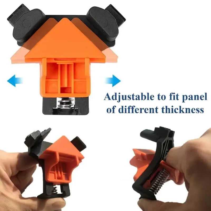 90 Degree Corner Clamp Woodworking Right Angle Clip Miter Frame Fixer - 6