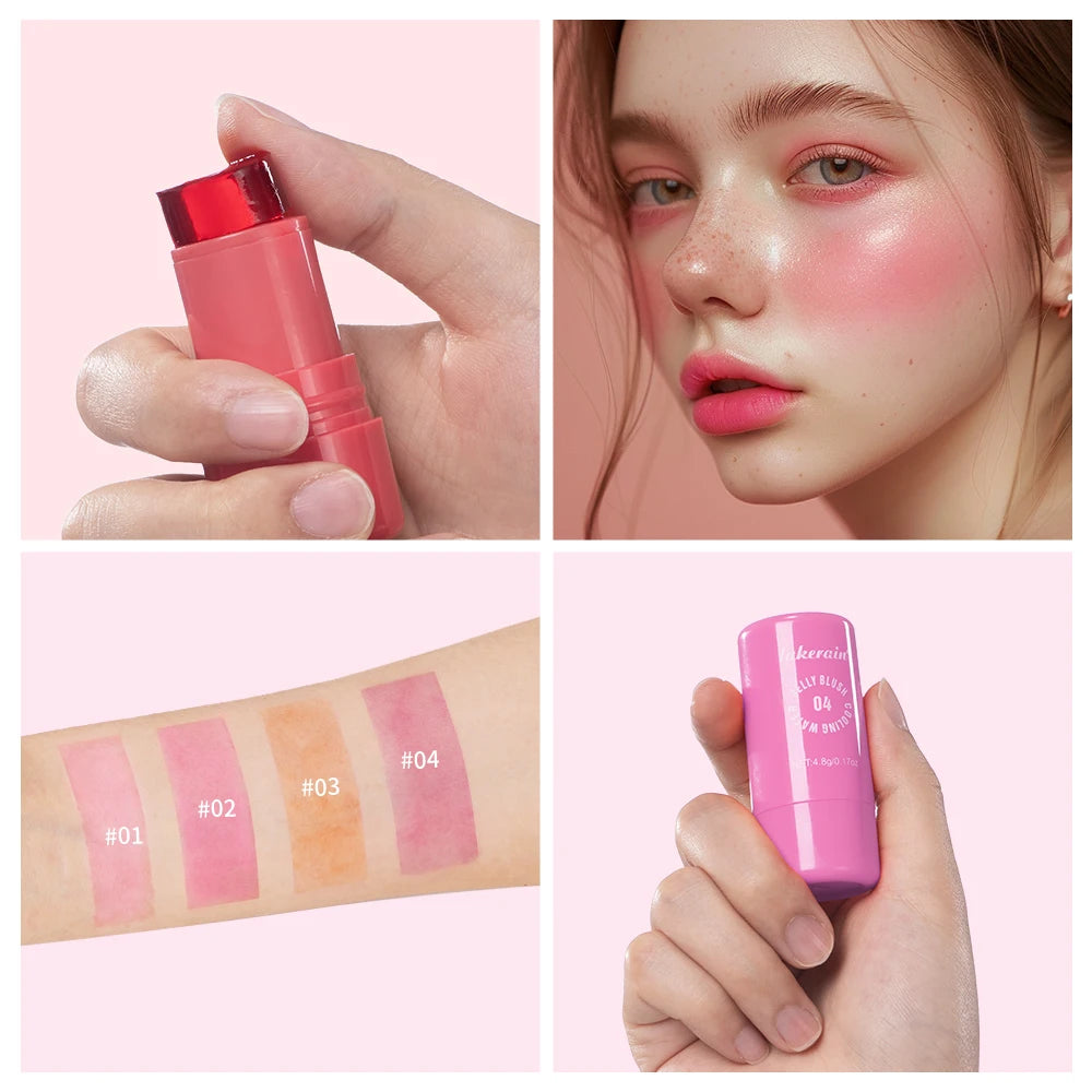 3 in 1 Jelly Tint Stick Hydrating Blush and Lip Tint - 5