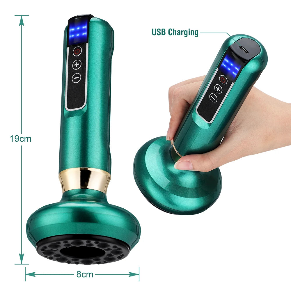 Electric Guasha Cupping Massager Scraping Body Shaping Tool - 29