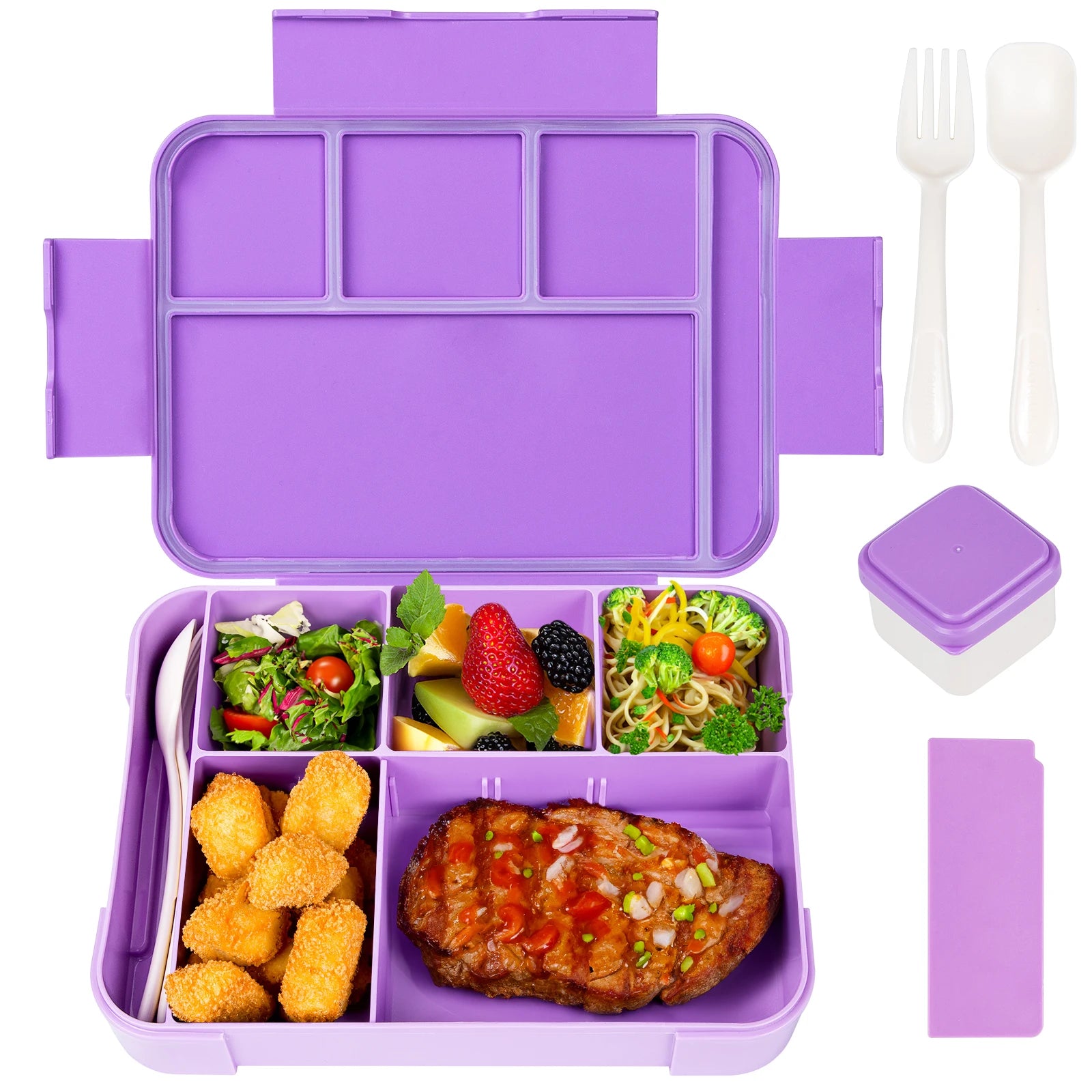 YOCITY Kids Bento Lunch Box Leakproof Divided Food Container for School - 16