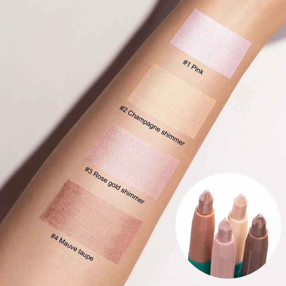 Eyeshadow Stick Waterproof Shining Creamy Eye Brightener - 4