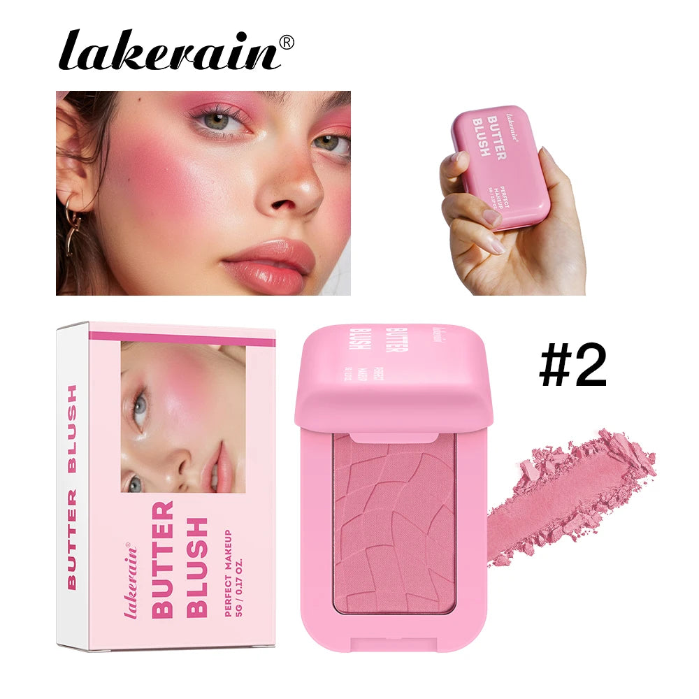 Lakerain 2 in 1 Cream and Powder Blush Makeup Palette - 26