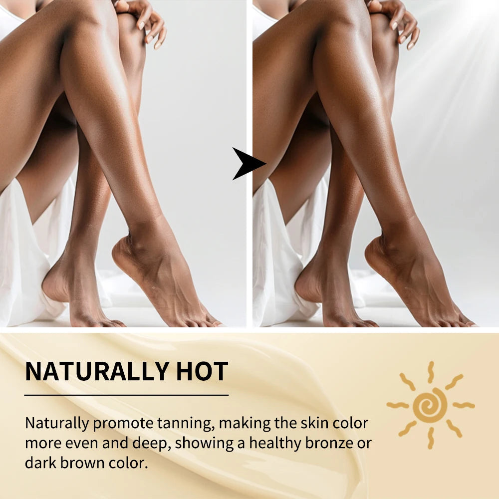 Hot Tanning Cream Long Lasting Bronzer Body Lotion - 2