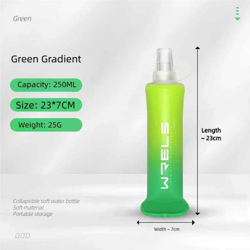 Collapsible Soft Flask Water Bottle TPU Running Hydration Pack - 27