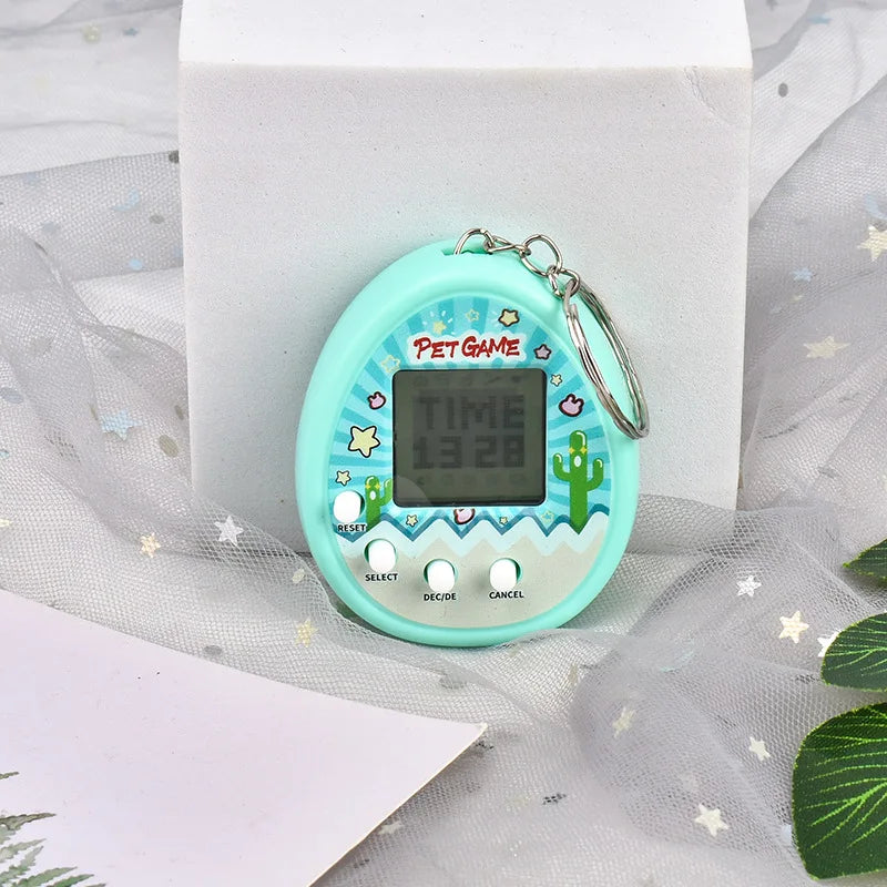 Electronic Virtual Pet Game Keychain Nostalgic Digital Animal Toy