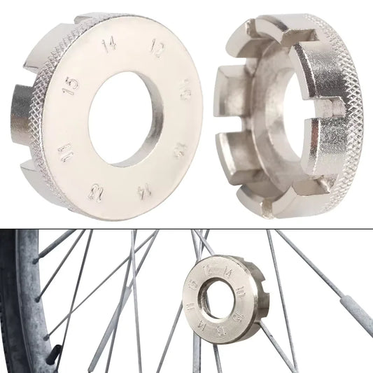 Bicycle Spoke Wrench 8 Way Round Spoke Key Cycling Wheel Repair Tool