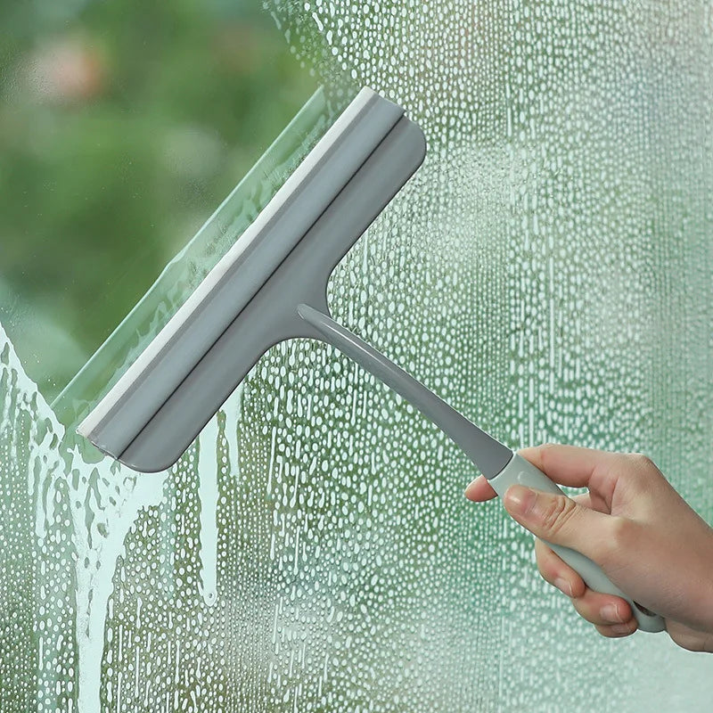Silicone Squeegee Window Cleaner Multi-Purpose Glass Wiper Scraper Tool - 18