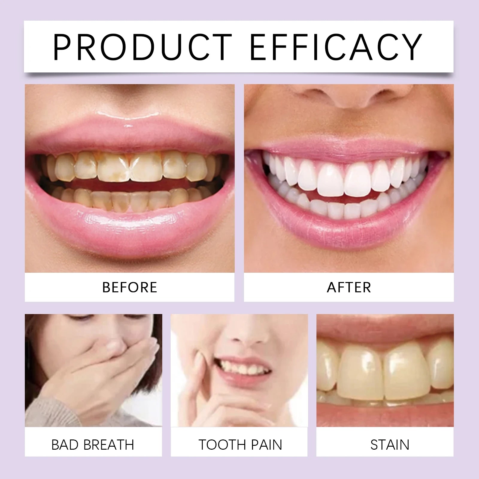 Teeth Whitening Powder Stain Remover Tooth Polish - 4