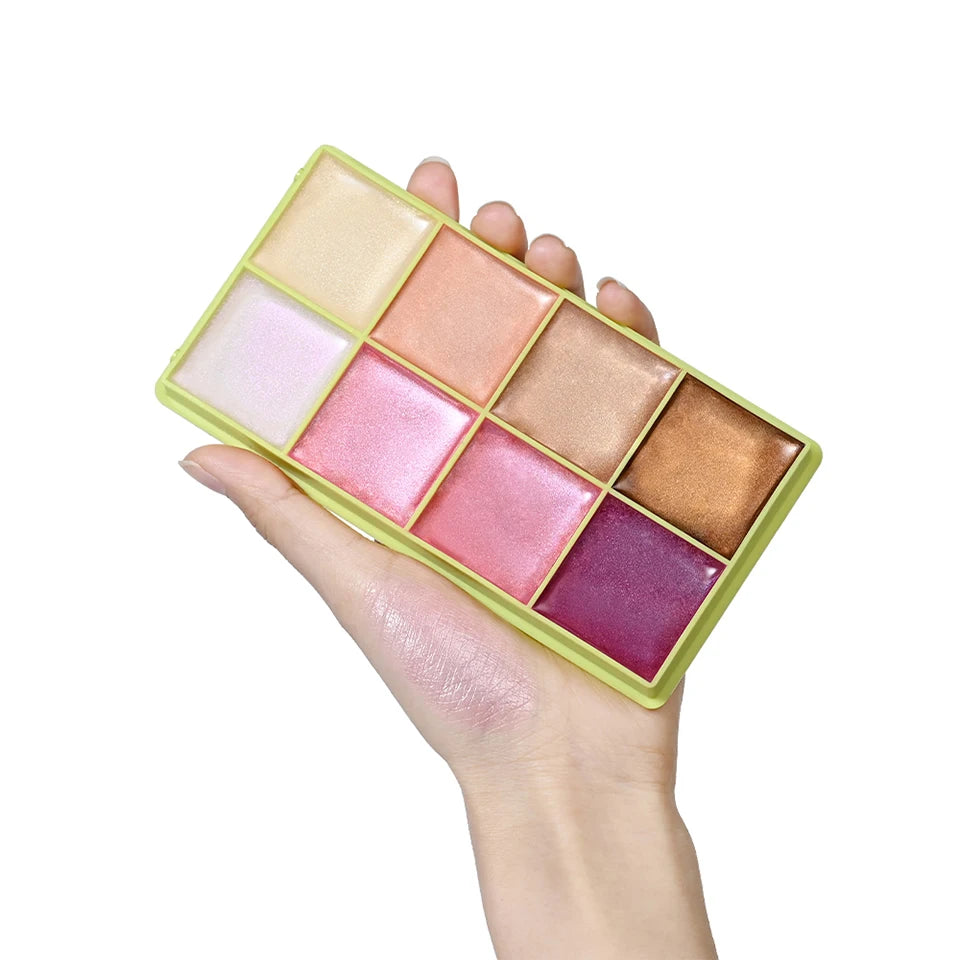 Cream Highlighter Palette Blush and Contouring Makeup Kit