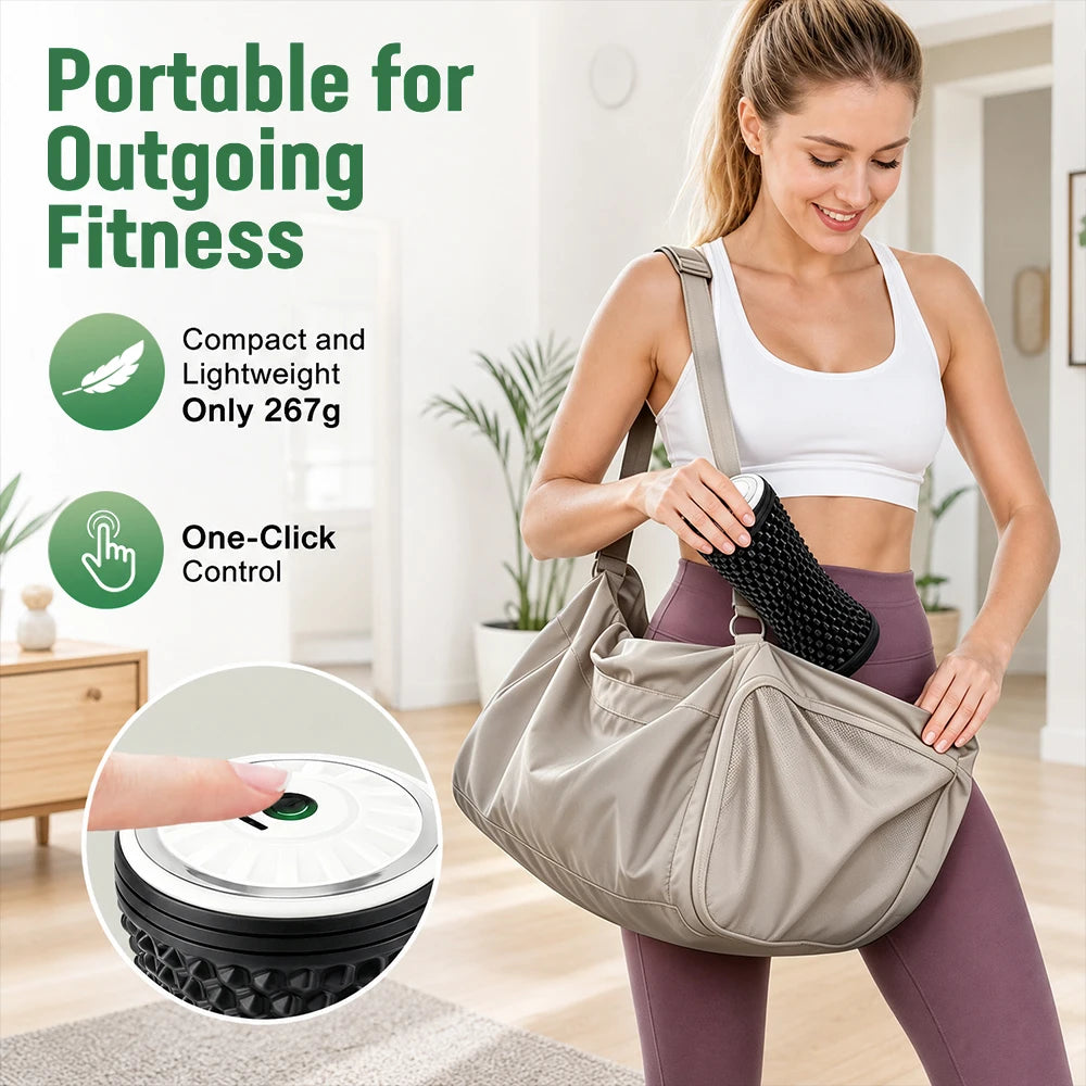 Electric Vibrating Massage Roller Muscle Recovery Tool