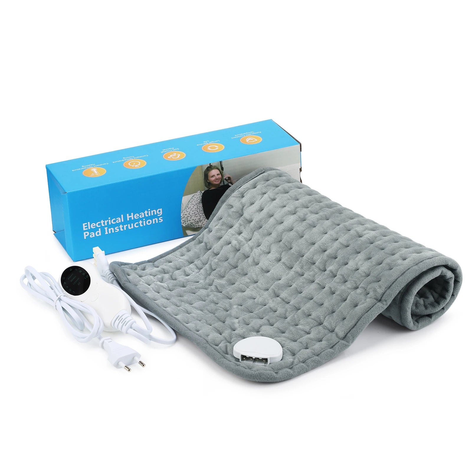 Electric Heating Pad for Back and Waist Pain Relief - 16