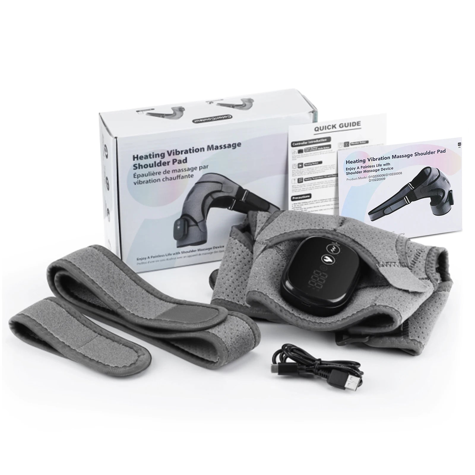 Cordless Neck and Shoulder Massager with Heat and Vibration - 17