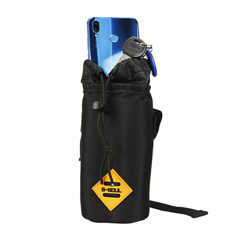 Insulated Bicycle Handlebar Bag Waterproof Bike Water Bottle Phone Pouch