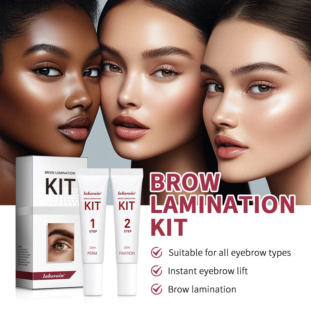 Lakerain Brow Lamination Kit Semi-Permanent Eyebrow Lift Set - 2