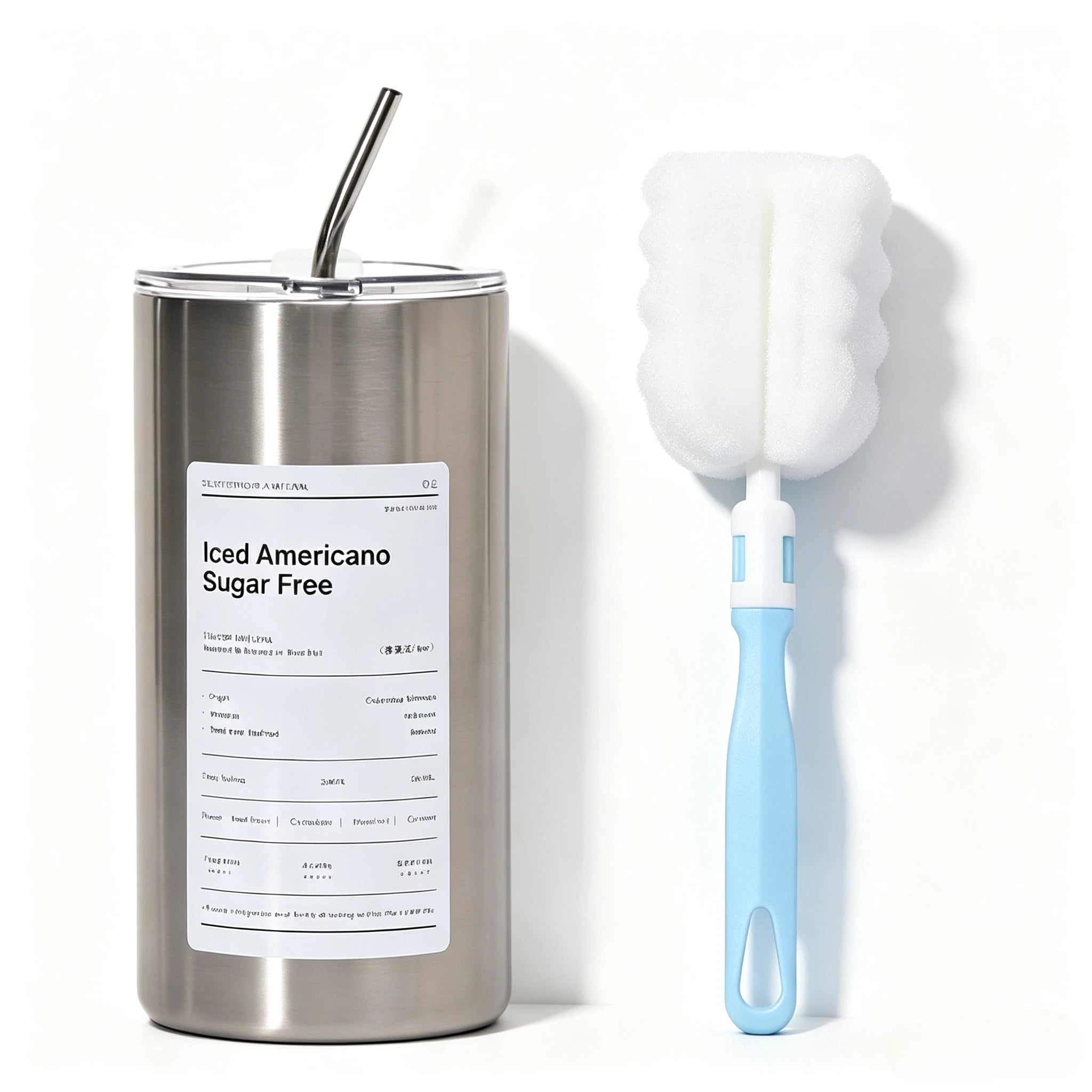 600ml Stainless Steel Coffee Mug Insulated Travel Tumbler with Straw - 15