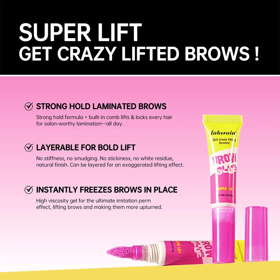 Brow Lamination Gel Super Lift Eyebrow Glue & Comb