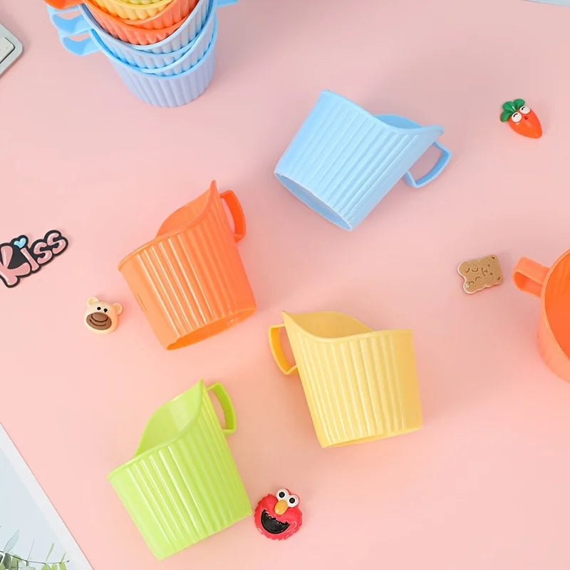 Reusable Disposable Paper Cup Holder Anti Scalding Sleeve Set - 7