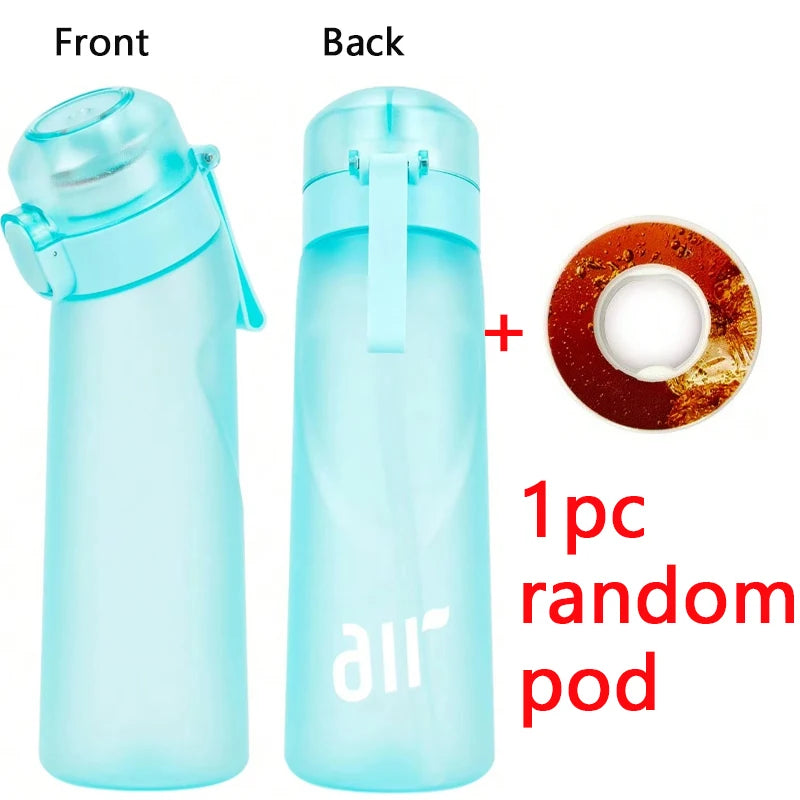 Aromatherapy Sport Water Bottle with Flavor Pods Leak Proof Straw Cup - 19