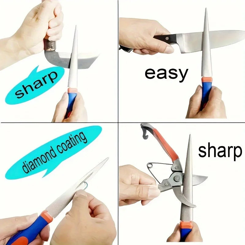 Diamond Sharpening File for Gardening Pruners and Scissors - 2