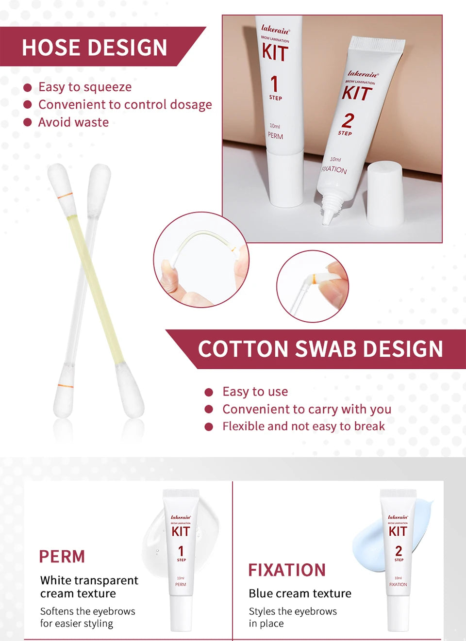 Lakerain Brow Lamination Kit Semi-Permanent Eyebrow Lift Set