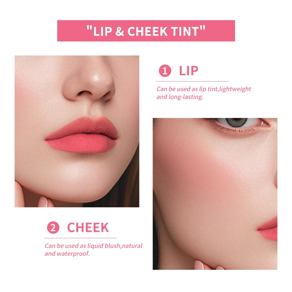 Lakerain 2 in 1 Water Lip Tint Stain and Liquid Blush - 3