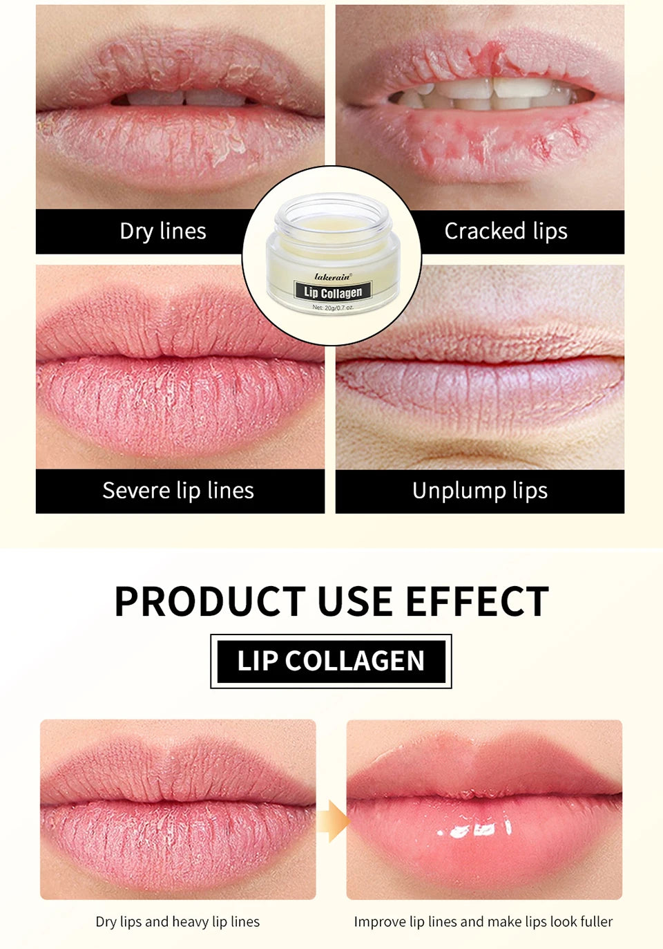 Collagen Lip Mask Moisturizing Hydrating Dry Lips Treatment - 12