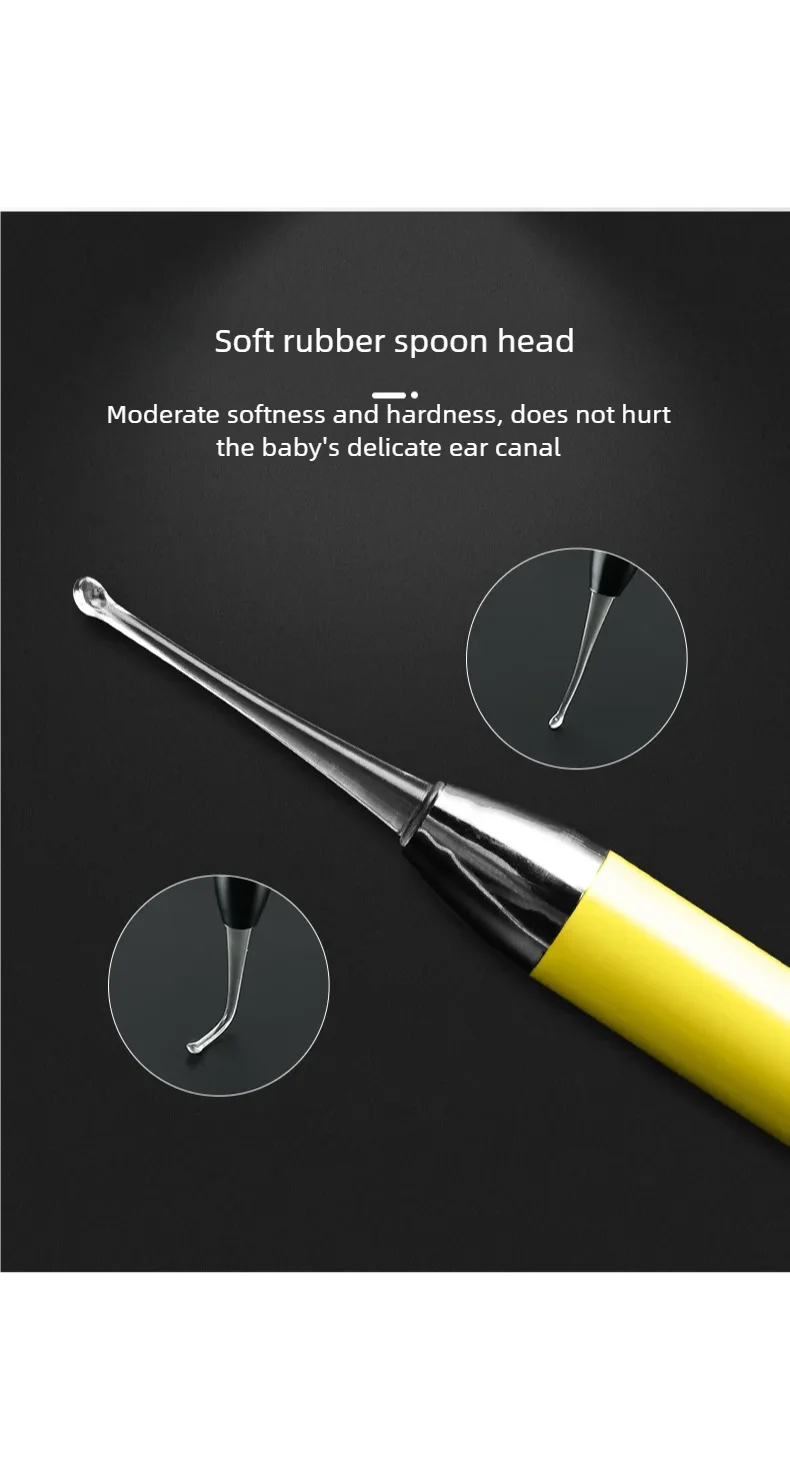 LED Ear Wax Removal Kit Ear Cleaner Tool Set - 10