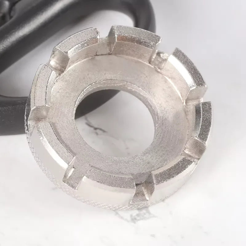 Bicycle Spoke Wrench 8 Way Round Spoke Key Cycling Wheel Repair Tool