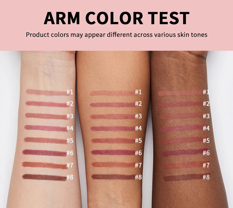 Stain Lip Liner Pencil Waterproof Long Lasting Matte Lip Contour Pen - 13