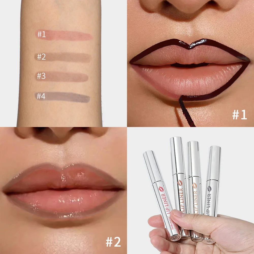 Waterproof Peel Off Lip Liner Tattoo Lip Tint Contour Stain - 5