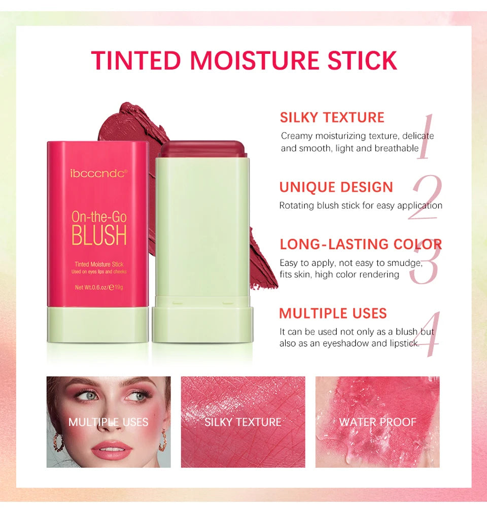 Korean Blush Stick Matte Cream Blusher & Tinted Makeup Stick - 20