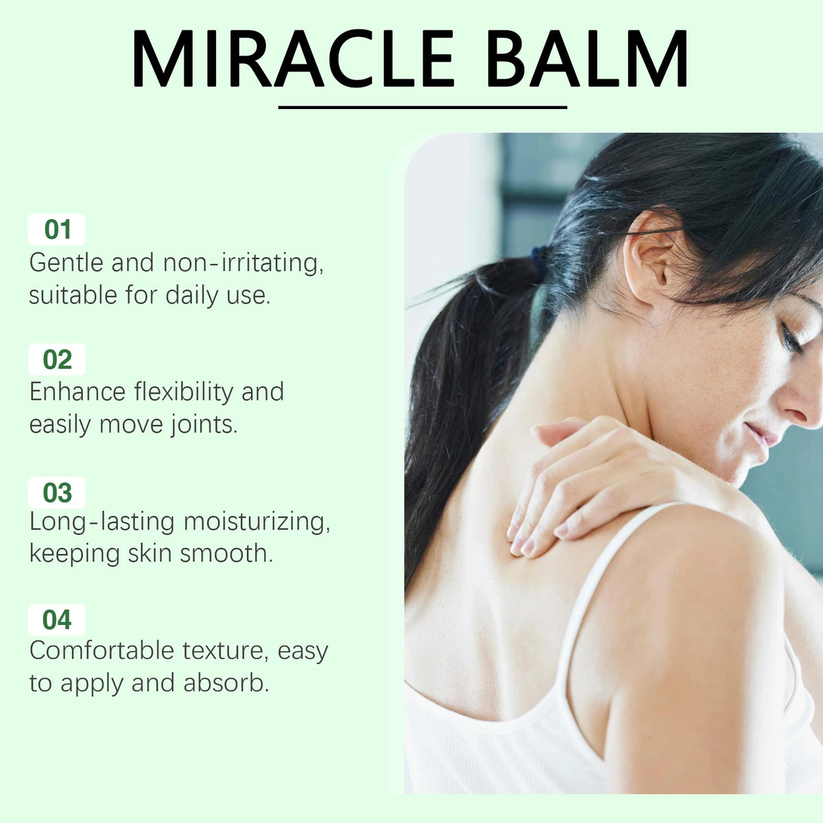 OceAura Herbal Body Massage Balm Miracle Muscle & Joint Relief Cream