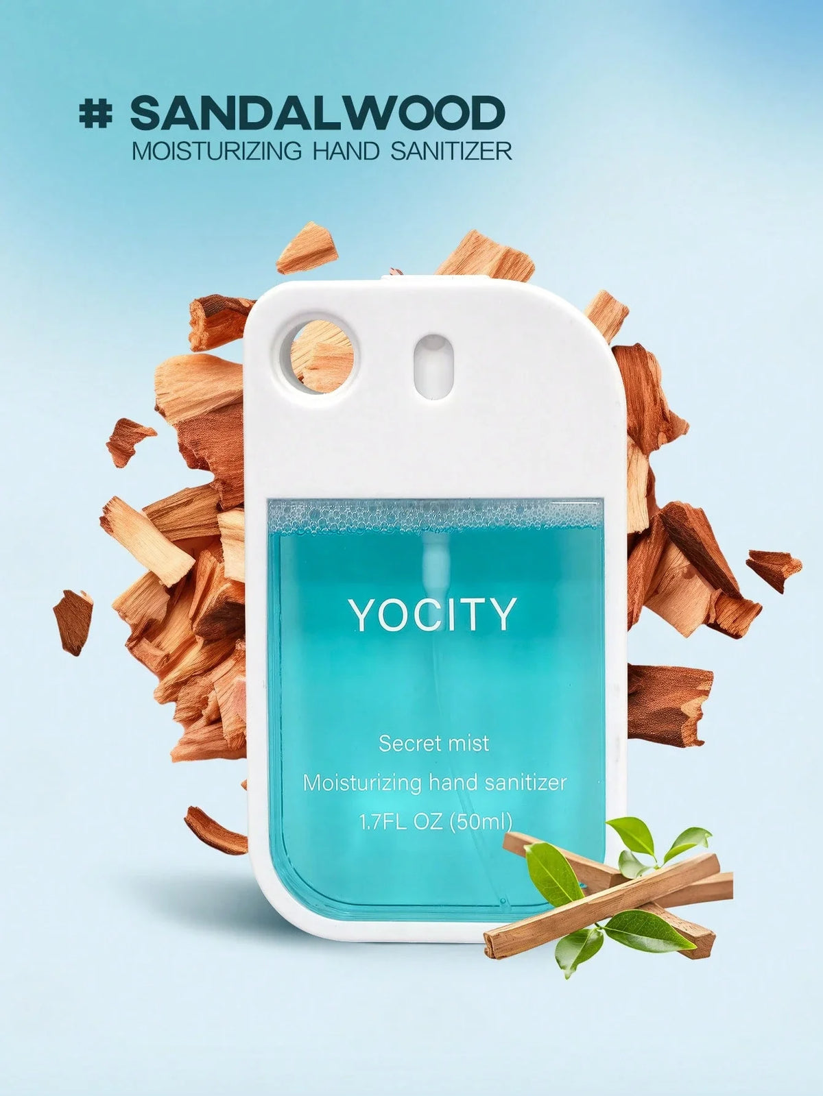 YOCITY 50ml Portable Air Freshener and Hand Sanitizer Spray Mist