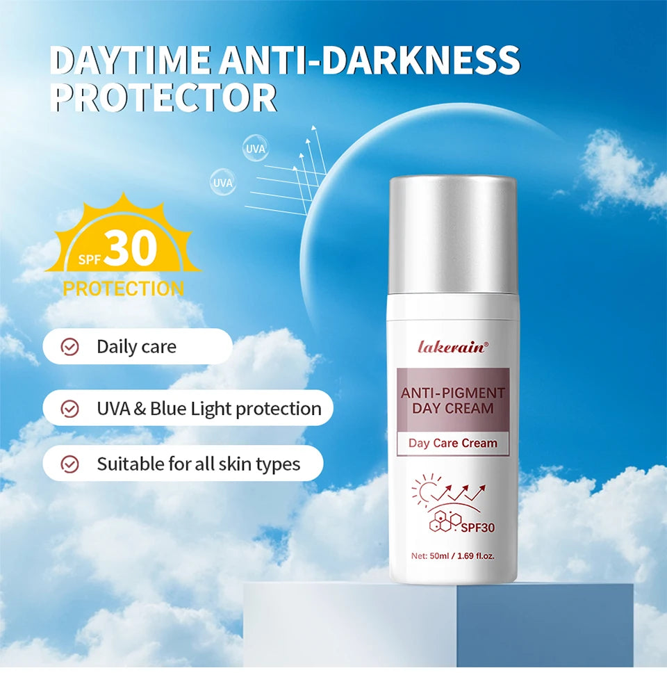 Anti-Pigment Day Cream SPF 30 Hydrating Facial Sun Protection - 7