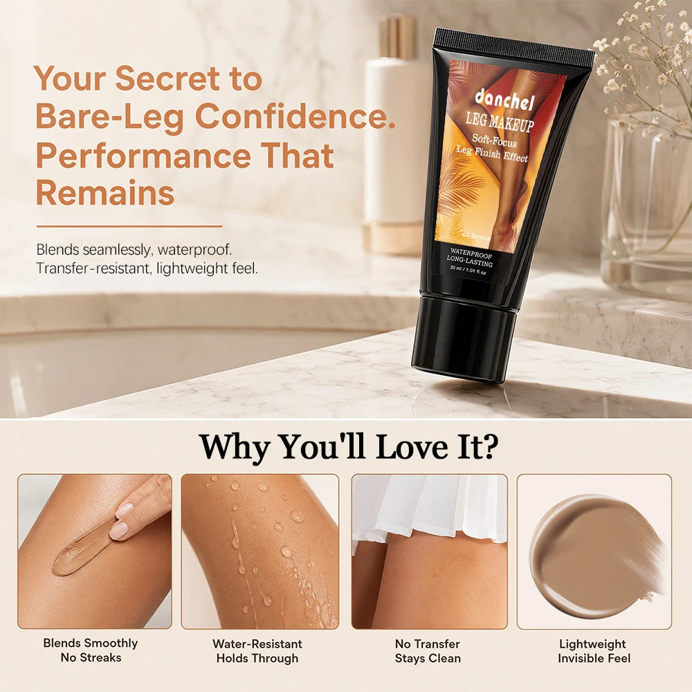 30ml Waterproof Leg Makeup Body Foundation Concealer - 2