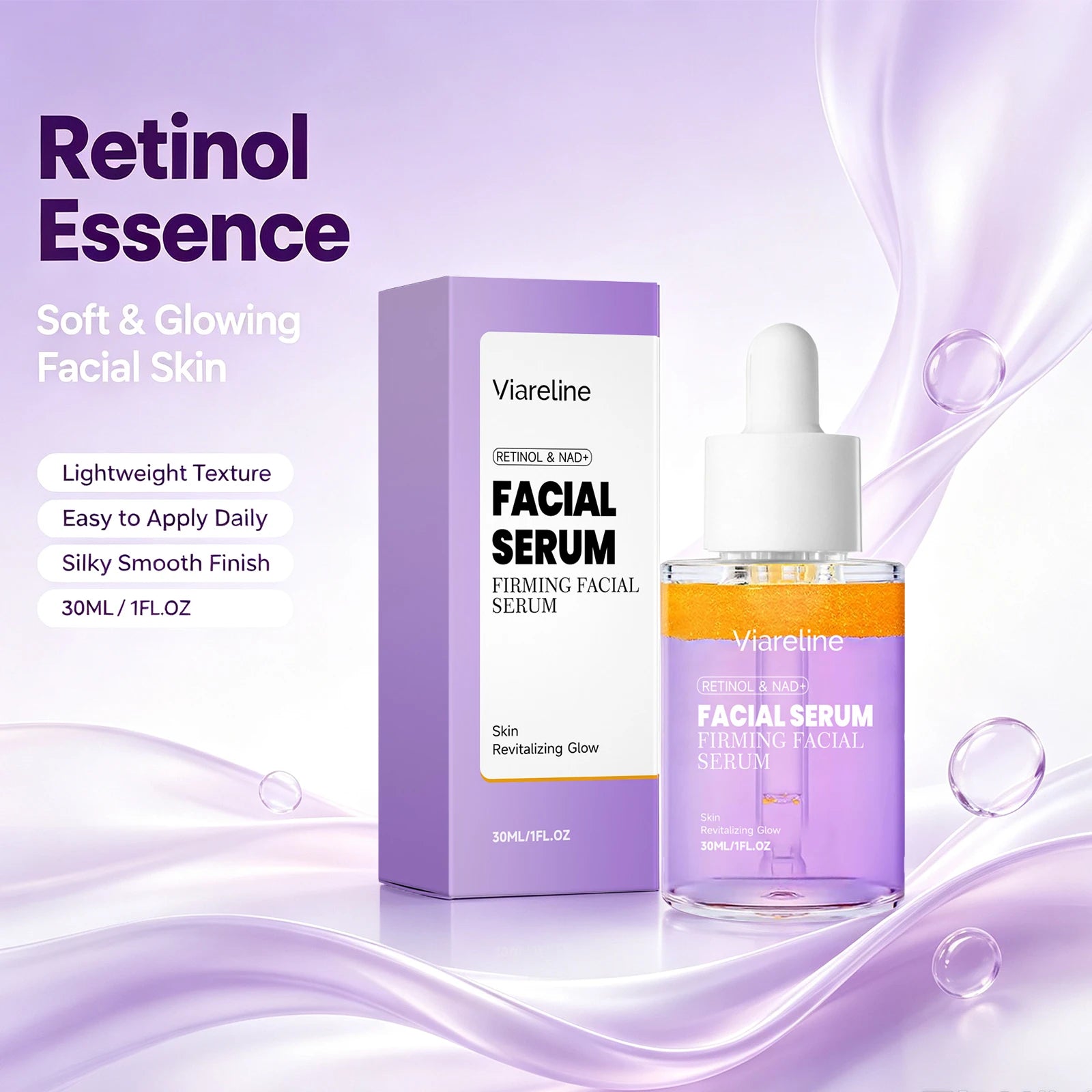 Retinol Facial Serum Firming Lifting Anti Aging Skin Care - 3