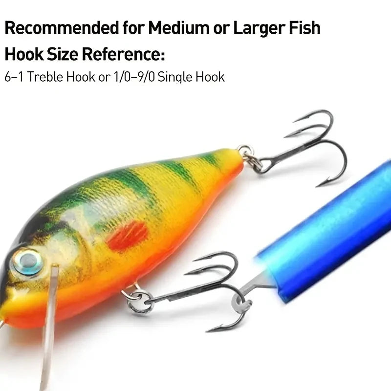 Aluminum Fish Hook Extractor T-Handle Dehooker Fishing Tool