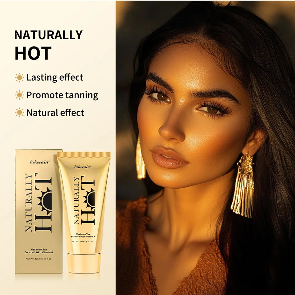 Hot Tanning Cream Long Lasting Bronzer Body Lotion