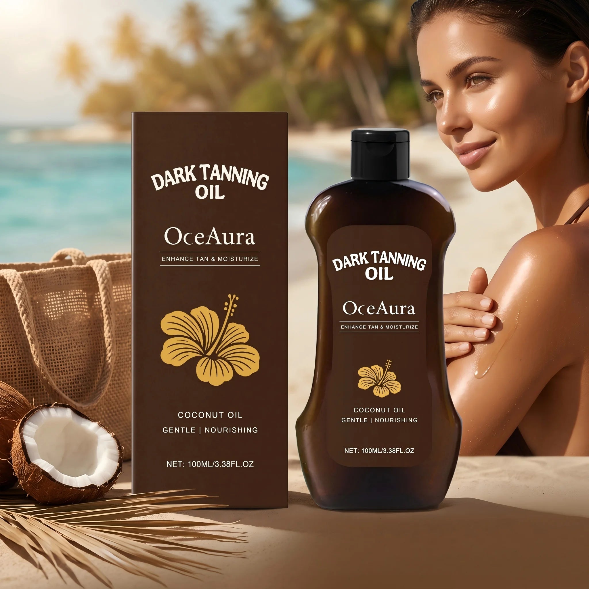 Coconut Oil Dark Tanning Oil Sun Lotion Deep Bronze - 6