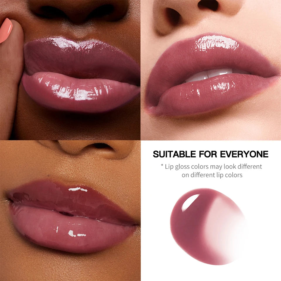 Lakerain Moisturizing Mirror Lip Gloss Butter Liquid Lip Makeup - 12