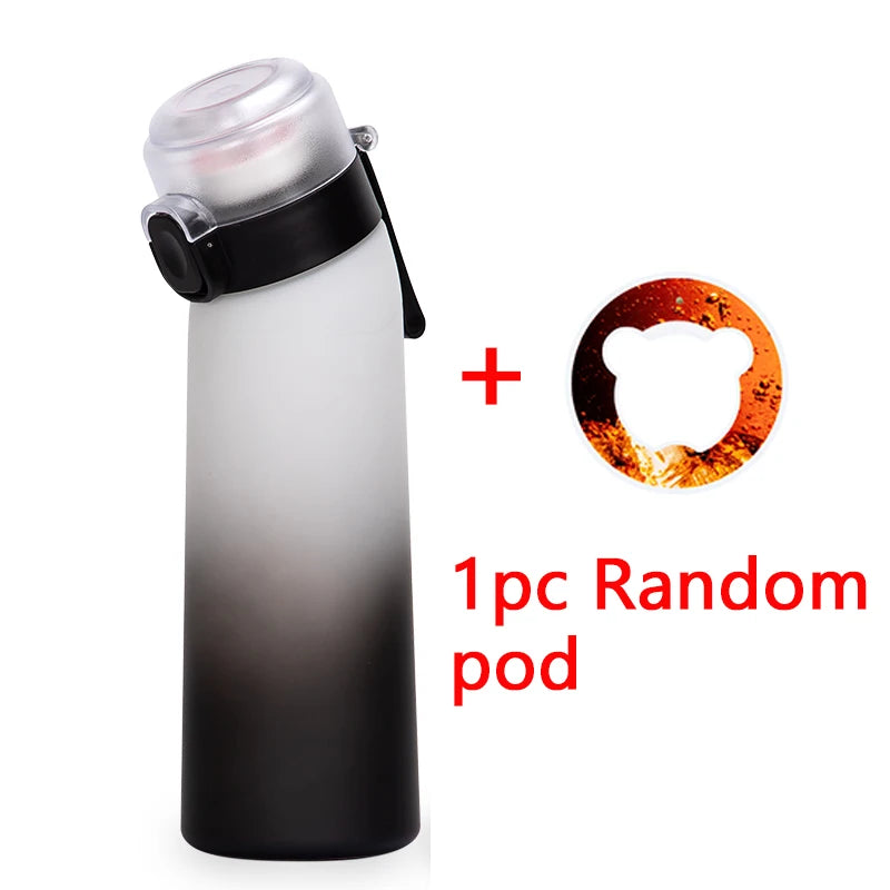 650ml Flavored Water Bottle with Scent Pods Sports Air Infuser Cup
